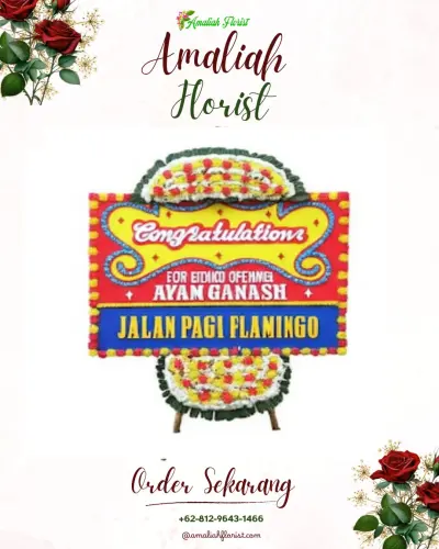 Bunga Papan Congratulation di Lumpue